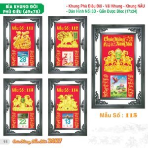 Lịch Bloc Đại Đặc Biệt 2027 TS Mẫu TS-45 (49 x 78 cm) Quà Tri Ân Khách Hàng VIP & Đối Tác