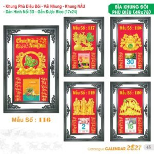 Lịch Bloc Đại Đặc Biệt 2027 TS Mẫu TS-46 (17 x 24 cm) Quà Tri Ân Khách Hàng VIP & Đối Tác