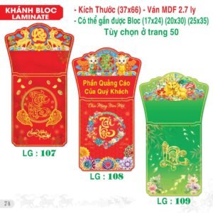 Lịch Bloc Siêu Đại 2027 TS Mẫu TS-75 (37 x 66 cm) Quà Tri Ân Khách Hàng VIP & Đối Tác
