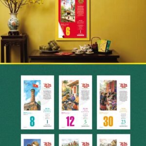 Lịch Bloc 2027 VHVN Mẫu VHVN-05 (29 x 41 cm) Quà Tri Ân Khách Hàng VIP & Đối Tác