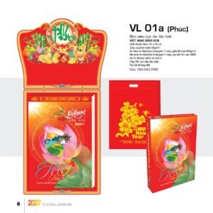 Lịch Bloc Siêu Cực Đại 2027 VL Mẫu VL01A (35 x 50cm) Quà Tri Ân Khách Hàng VIP & Đối Tác in logo doanh nghiệp quà tặng Tết tại Quà Tặng Sự Kiện VIP