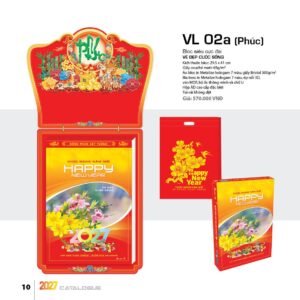 Lịch Bloc Siêu Cực Đại 2027 VL Mẫu VL02A (38 x 53 cm) Quà Tri Ân Khách Hàng VIP & Đối Tác in logo doanh nghiệp quà tặng Tết tại Quà Tặng Sự Kiện VIP