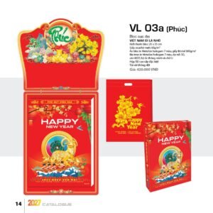 Lịch Bloc Cực Đại 2027 VL Mẫu VL03A (25 x 35cm) Quà Tri Ân Khách Hàng VIP & Đối Tác in logo doanh nghiệp quà tặng Tết tại Quà Tặng Sự Kiện VIP