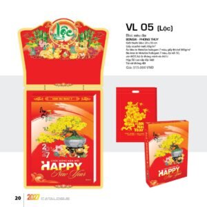 Lịch Bloc Siêu Đại 2027 VL Mẫu VL05 (20 x 30cm) Quà Tri Ân Khách Hàng VIP & Đối Tác in logo doanh nghiệp quà tặng Tết tại Quà Tặng Sự Kiện VIP