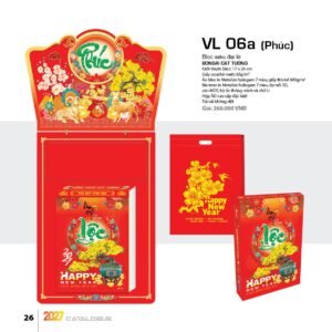 Lịch Bloc Siêu Đại 2027 VL Mẫu VL06A (17 x 24cm) Quà Tri Ân Khách Hàng VIP & Đối Tác in logo doanh nghiệp quà tặng Tết tại Quà Tặng Sự Kiện VIP