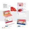 Lịch Bàn Chữ M (Có Note 52 Tuần) 2027 VL Mẫu VLLB09 (24 x 11cm) Quà Tri Ân Khách Hàng VIP & Đối Tác in logo doanh nghiệp quà tặng Tết tại Quà Tặng Sự Kiện VIP